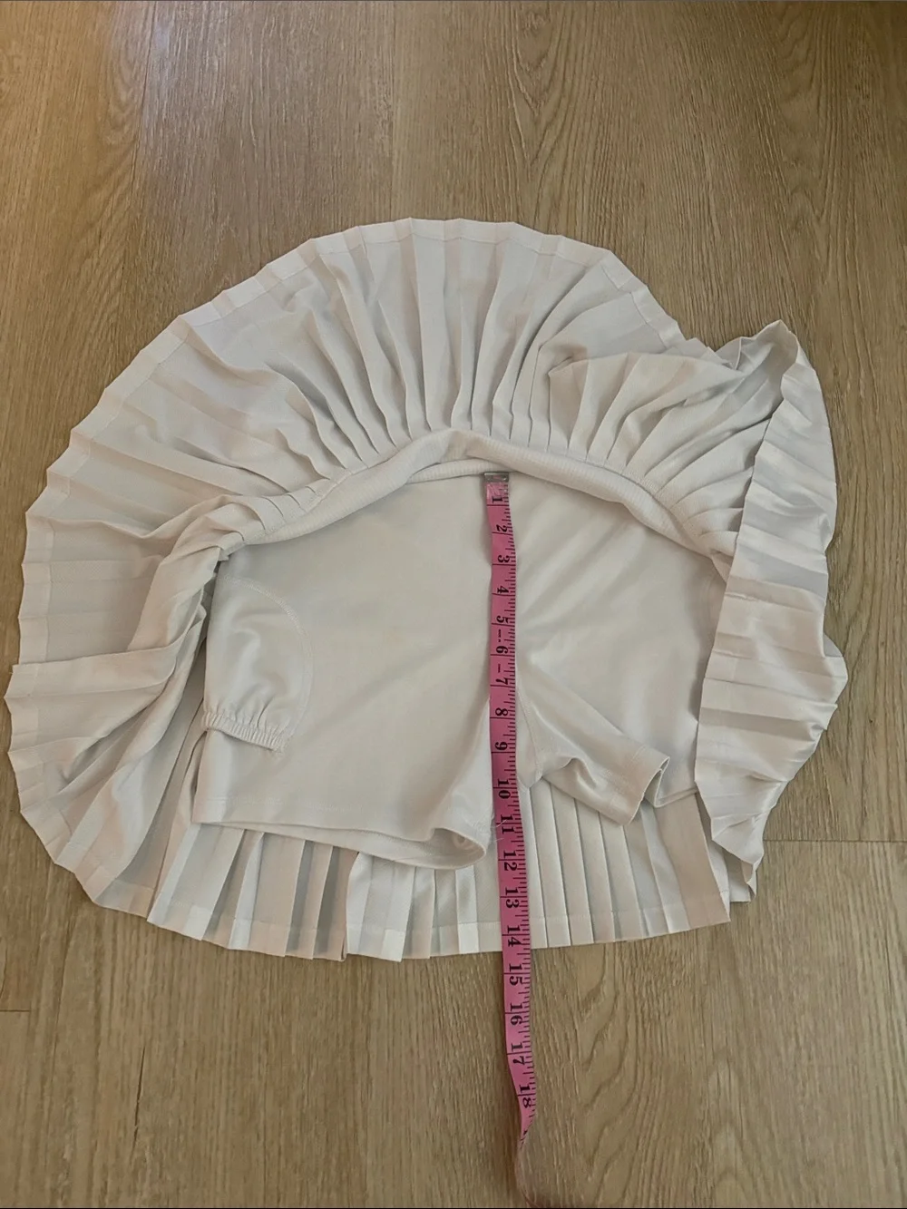 Wimbledon White Official Classic Pleated Sporty Tennis Skirt M